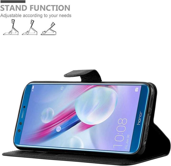 Actual product image Cadorabo Book with stand function cover (Honor 9 Lite)