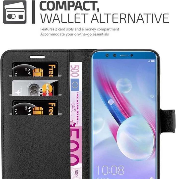Actual product image Cadorabo Book with stand function cover (Honor 9 Lite)