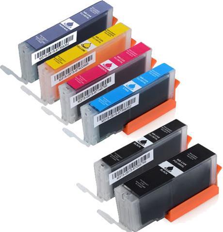 Immagine prodotto Hermex Cartuccia d'inchiostro compatibile XXL per Canon PIXMA TS9150 (M, Y, PGBK, FC, C, PB)