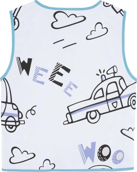 Productafbeelding Korntex Kinder Warnweste Action "Rescue Rangers" - CO2 Neutraal - Silber/Polizei - XS (XS)
