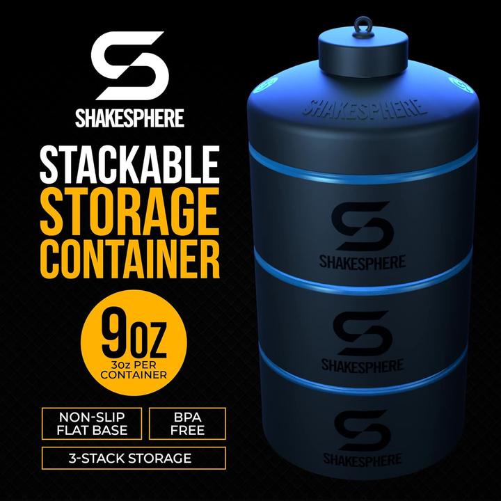 Immagine prodotto ShakeSphere auslaufsichererr Drehverschluss-Behälter – für Snacks, Proteinpulver, Nüsse
