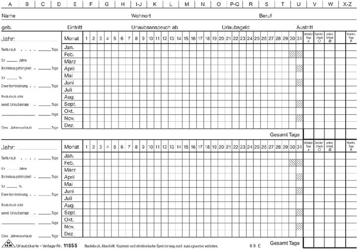 Produktbild Rnk Verlag Urlaubskarte, DIN A5 quer (170 g/m², 100 x)