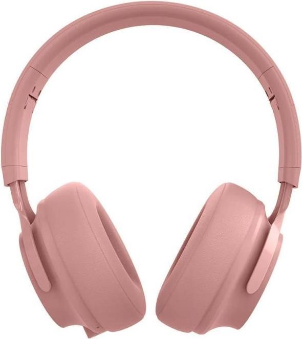 Image du produit Tellur Feel Casque supra-auriculaire Bluetooth rose (ANC, 15 h, Sans fil)