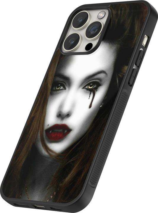 Image du produit PhoneLook Coque Silicone rigide noir Halloween 2023 gothic vampire (Apple iPhone 15 Pro Max)