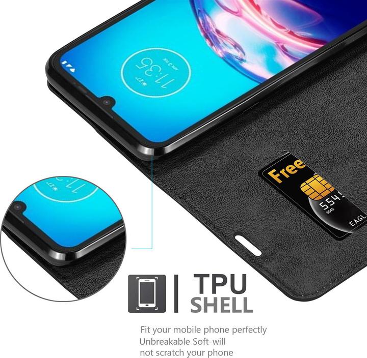 Productafbeelding Cadorabo Boek Onzichtbare Magneethoes (Motorola Moto E6s)