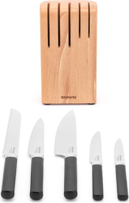 Actual product image Brabantia Knife block set with knife New Profile Line