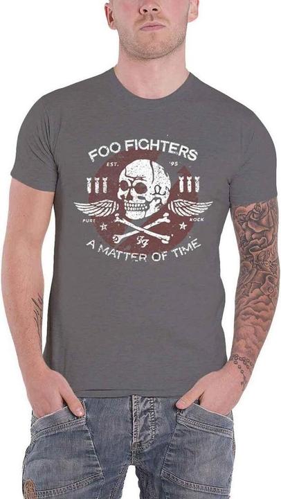 Immagine prodotto Foo Fighters T-shirt Adulti Questione di tempo (L)