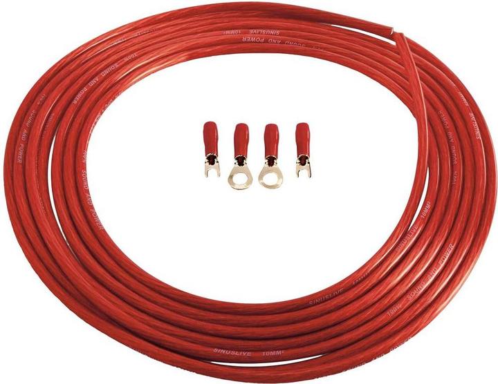 Sinuslive Car HiFi Stromkabel Set Sinus Live Batteriekabel