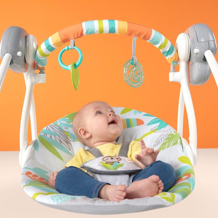 Produktbild Bright Starts Rainforest Vibes™ Babywippe zum Mitnehmen