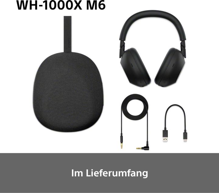 Productafbeelding Sony WH-1000XM6 (30 h, Draadloze, Bedraad)