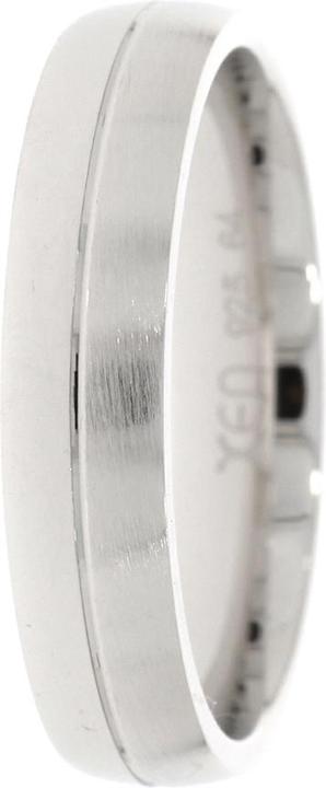 Immagine prodotto Xen Anello a fascia da uomo largo 5 mm lucido/opaco (68, 925 Argento)