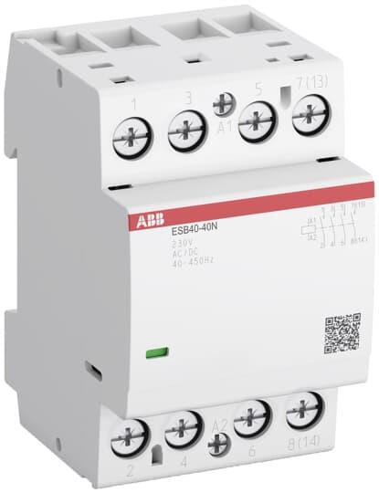 Actual product image ABB ESB40-22N-06 ESB Power contactor / 230 V ac/dc coil, 2 -pole 2 NO + 2 NC / 40 A, Si