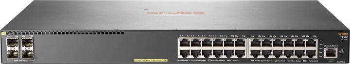 Actual product image HPE 2930f-24g-Poe+-4sfp (24 Ports)