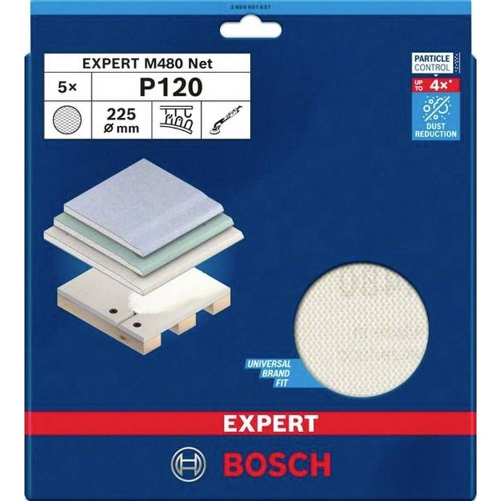 Actual product image Bosch Professional Zubehör Accessories 2608901637 Sanding net for drywall sander grain 120 (120)
