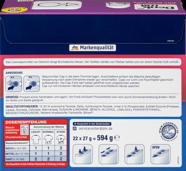 Immagine prodotto dm Denkmit Cappellini attivi 3in1 (22 Cicli di lavaggio, Cappellotti)