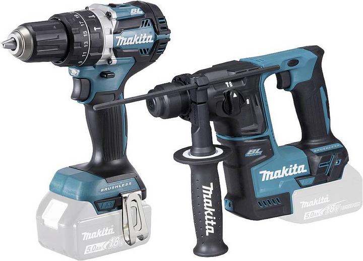 Actual product image Makita DLX2278 (Rechargeable battery operated)