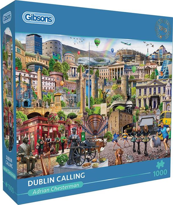 Actual product image Gibsons Puzzle 1000 pieces Dublin Calling (1000 pieces)