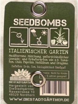 Actual product image Die Stadtgärtner Seed bombs Italian garden (Seed bombs)