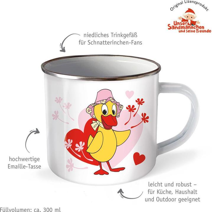 Immagine prodotto La nostra tazza smaltata Sandman Schnatterinchen (300 ml)