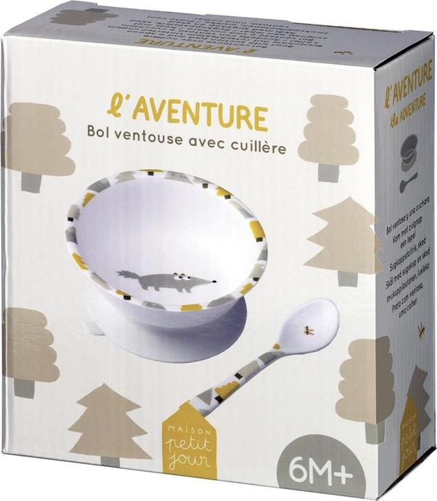 Image du produit Petit Jour Paris Maison Petit Jour Bol et cuillère en mélamine, Aventure