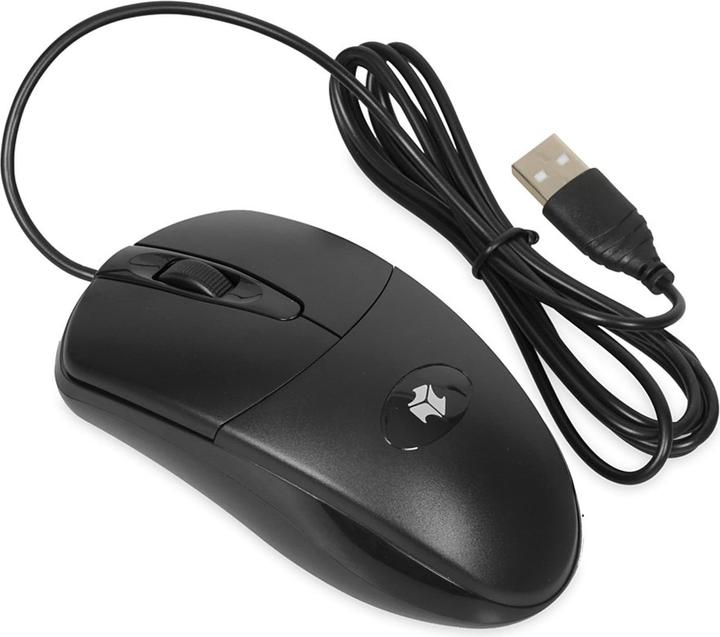 Actual product image iBox Mysz I-Box I010 Rook Przewodowa Czarna (Cable)