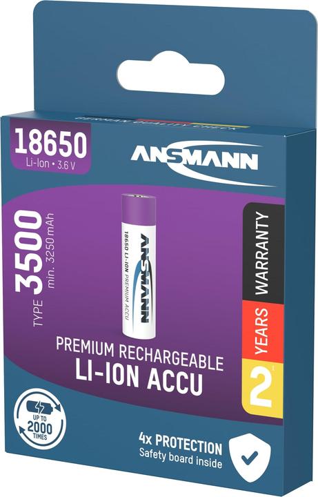 Ansmann 18650 (1 pcs., 18650, 3500 mAh)