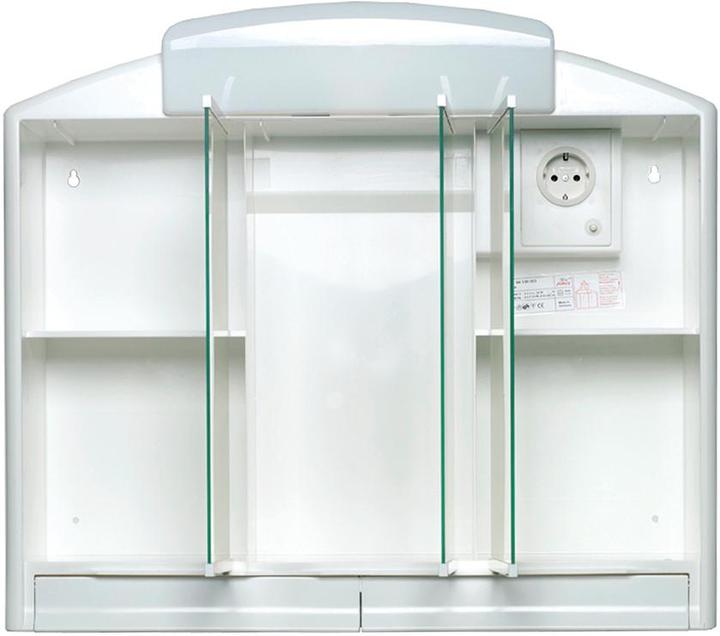 Actual product image Jokey Mirror cabinet Rano white 59x51 cm IP 20 (59 x 16 x 51 cm)