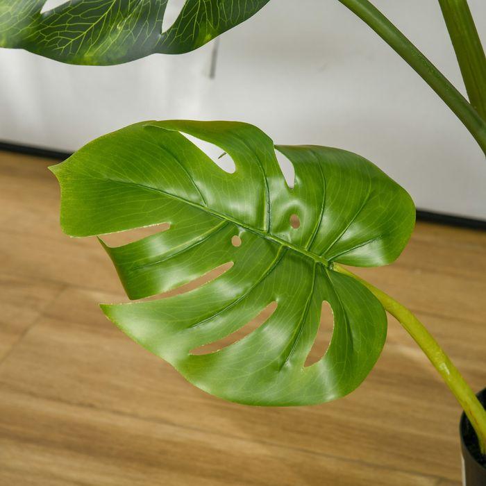 Immagine prodotto Swisshandel24 Pianta d'appartamento Pianta artificiale da ufficio Pianta decorativa da 110 cm in vaso di plastica (110 cm)