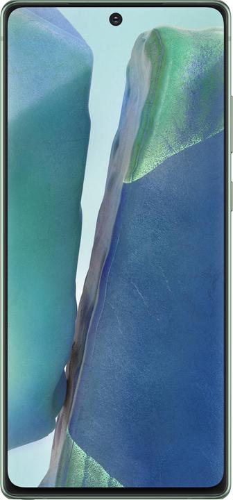 Produktbild Samsung Galaxy Note 20 EU (256 GB, Mystic Green, 6.70", Dual SIM, 12 Mpx, 4G)