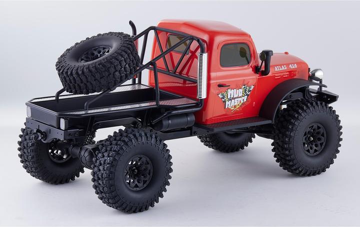 RocHobby Scale Crawler Atlas Mud Master 4WD Red, ARTR, 1:10 (RTR Ready-to-Run)
