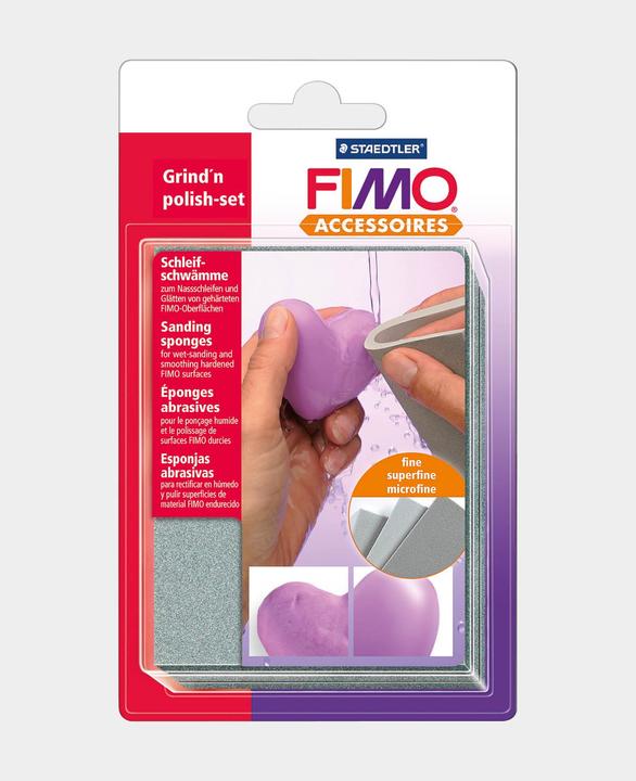 Actual product image Fimo Soft - Sanding sponge set