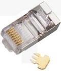 Produktbild Alantec Wtyk przelotowy RJ45 STP kat.6 (100szt.)