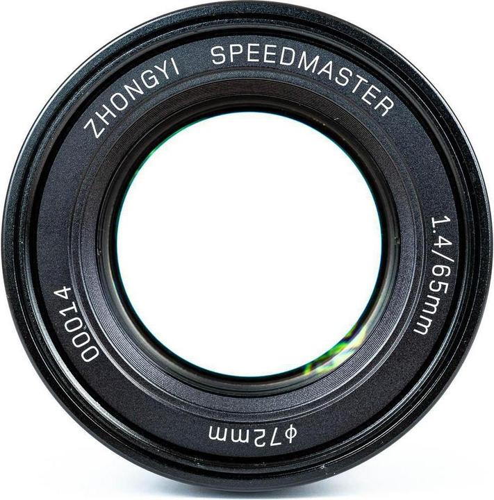 Actual product image Zhongyi Mitakon Speedmaster 65mm F/1.4, Fujfilm GF (Fujifilm Fujinon GF, Medium format)