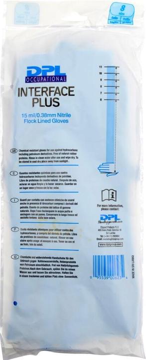 Valori nutrizionali e ingredienti DPL Haushaltshandschuhe Nitril, Blau, Gr. 8 (8)