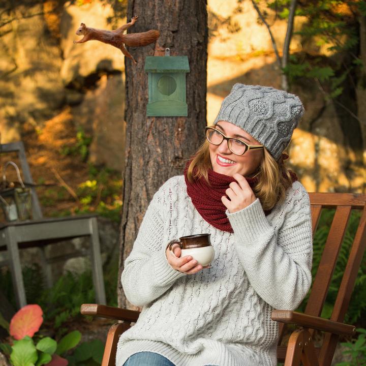 Image du produit Relaxdays Mangeoire pour écureuils à accrocher