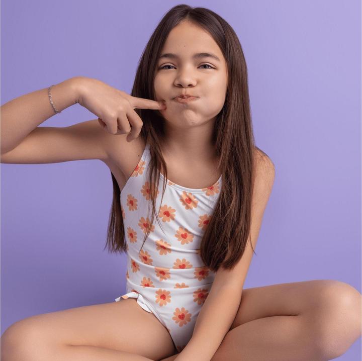 Produktbild Swim Essentials Badeanzug Mädchen 86/92 Flower Hearts (92)