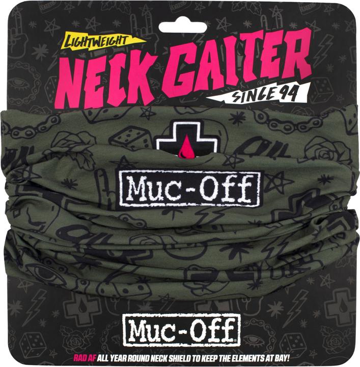 Muc-Off Lightweight Neck Gaiter green