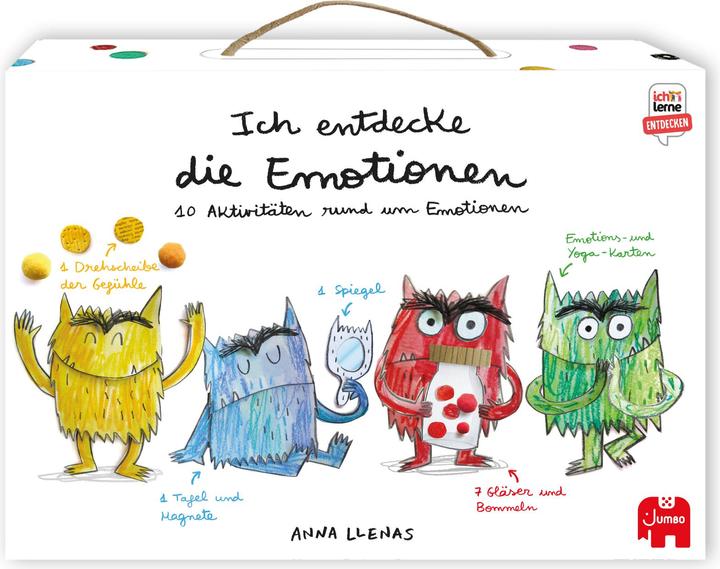 Image du produit Jumbo J'apprends à découvrir - monstre de couleur (Allemand)
