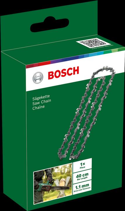 Actual product image Bosch Home & Garden Saw chain 40 cm (1.1 mm) for AKE 40/40-17/10-18 / UniversalChain40 (Chainsaw, Saw chain)