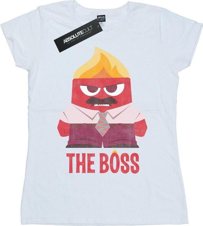 Immagine prodotto Disney Inside Out Anger The Boss Maglietta Ampia Donna (XL)