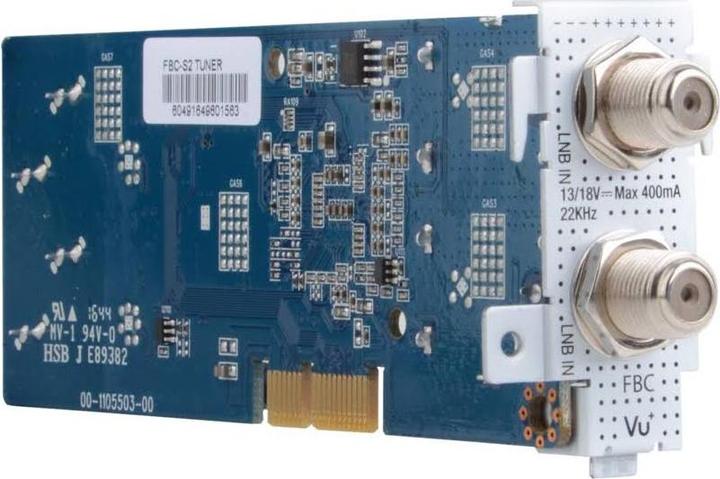 Produktbild Vu+ DVB-S2 /S2X FBC Twin Tuner Duo (8 GB, DVB-S2X, CI+-Schacht)