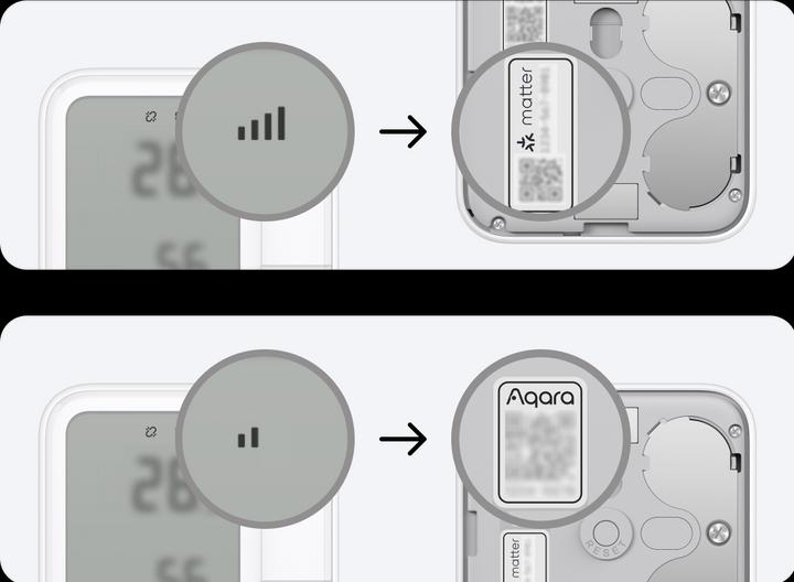 Actual product image Aqara Climate Sensor W100