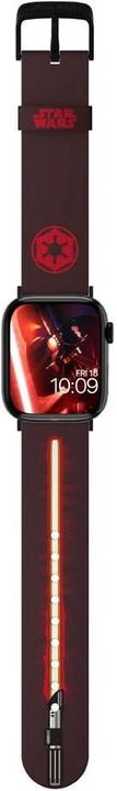 Produktbild Moby Fox Armband Smartwatch Star Wars Darth Vader Lightsaber 22 mm (22 mm, Silikon, Edelstahl, Apple Watch)