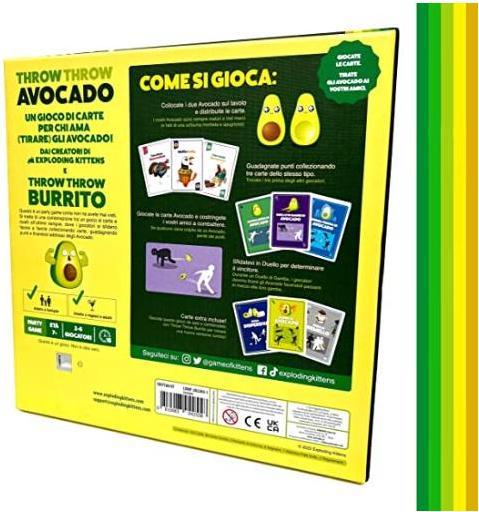 Produktbild Asmodée 8626 - ASMODEE - Throw Throw Avocado (Englisch)