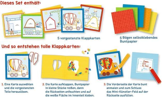 Actual product image Mein erstes Bastelset - Schnipsel-Kunst (German, Hartmut Bieber, 2023)