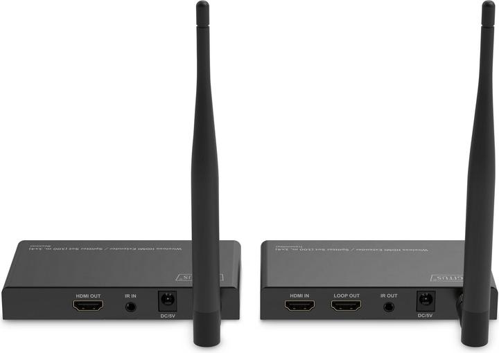 Actual product image Digitus Wireless HDMI Extender / Splitter Set (100 m, HDMI 1.4a)