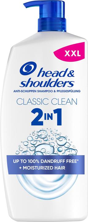 Head & Shoulders Anti-Schuppen Shampoo 2in1, classic clean Shampoo (800 ml, Flüssiges Shampoo)