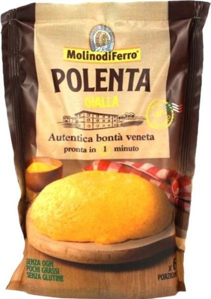 Actual product image Molino di Ferro Gluten free yellow instant polenta (500 g)