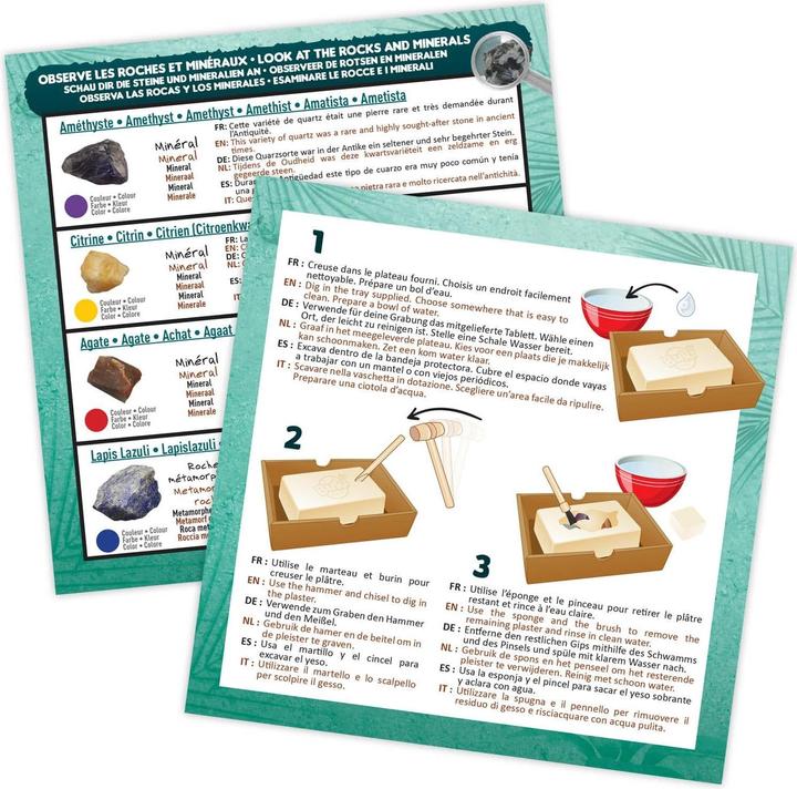 Actual product image Buki Experiment Kit DigKit Stones and Minerals