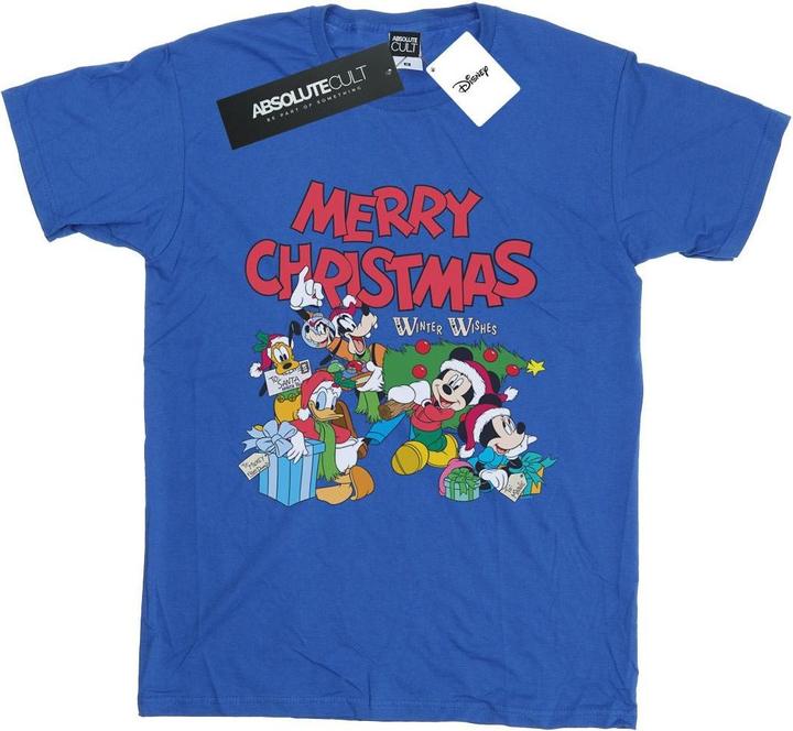 Immagine prodotto Disney Mickey And Friends Winter Wishes Maglietta Ampia Donna (XXL)